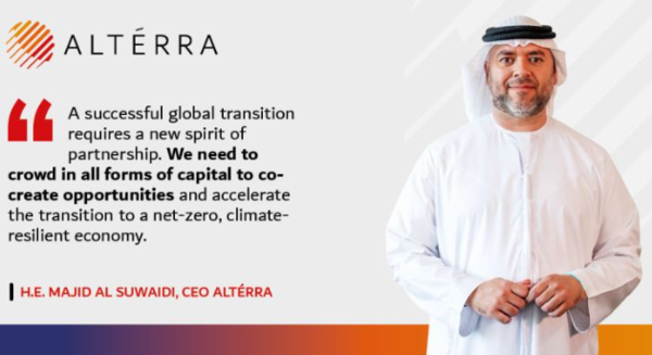 알테라의 CEO 마지드 알 수와이디는 COP29에 참석해 기후 투자의 현황을 공유했다./링크드인, 알테라 페이지