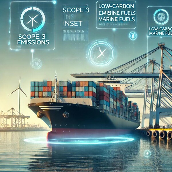 DP는 탄소 삽입(carbon inset) 방식을 통해 물류 산업 전반에서 scope 3 배출을 감축할 수 있는 혁신적 방안을 시도하려고 한다. / chatgpt 생성 이미지