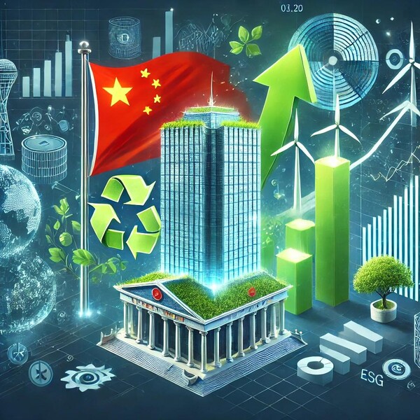 중국은 빠른 성장 속도로 ESG 공시 프레임워크를 업그레이드하며 기업의 적응을 지원하고 있다. / chatgpt 이미지 생성