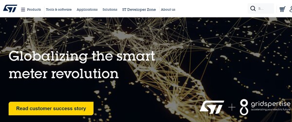  토탈에너지스로부터 15년간 재생 에너지를 공급받기로 계약한 ST마이크로일렉트로닉스의 홈페이지.