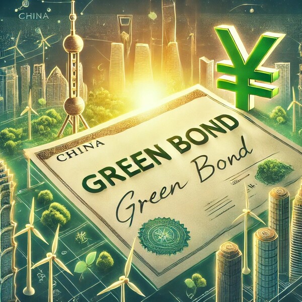중국이 첫 해외 주권 그린본드를 발행할 예정이다. / chatgpt 이미지 생성