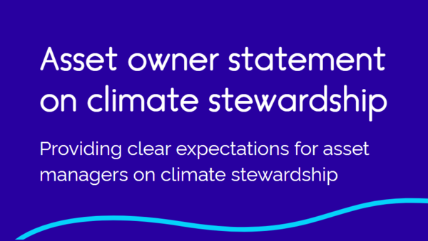 기후 스튜어드십에 대한 자산 소유자 성명서 / 피플스 연기금