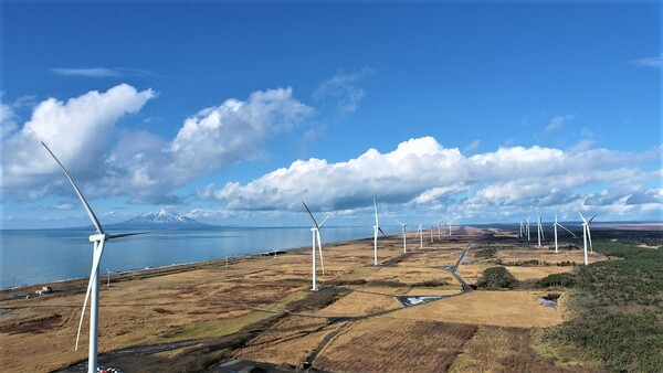 일본은 훗카이도 등 저탄소 에너지 밀집지역에 신규 산업 클러스터 조성을 계획 중이다./Eurus Energy