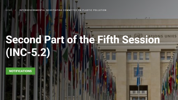 UNEP이 제5차 국제 플라스틱 협약 연장 세션에 대한 일정을 발표했다./UNEP