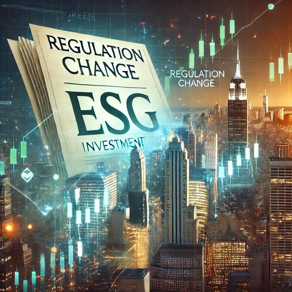 트럼프 행정부의 행정명령과 규제가 ESG 투자에 영향을 끼치고 있다. / chatgpt 이미지 생성