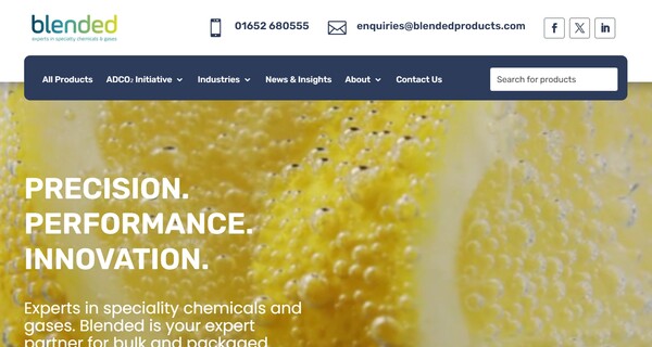 블렌디드 프로덕츠가 비건 인증 이산화탄소를 출시했다. / 블렌디드 프로덕츠