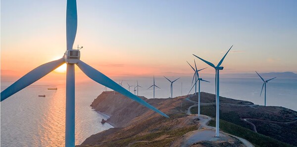  UAE의 재생 에너지 기업 마스다르의 홈페이지.