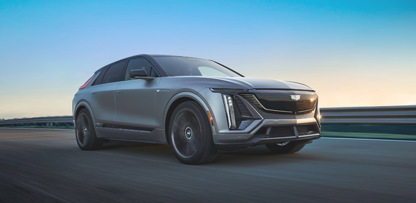 GM 산하 고급차 브랜드인 캐딜락의 고성능 전기 SUV 리릭(LYRIQ-V)의 이미지./홈페이지.