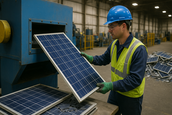 태양광 패널 재활용/chatgpt 이미지 생성