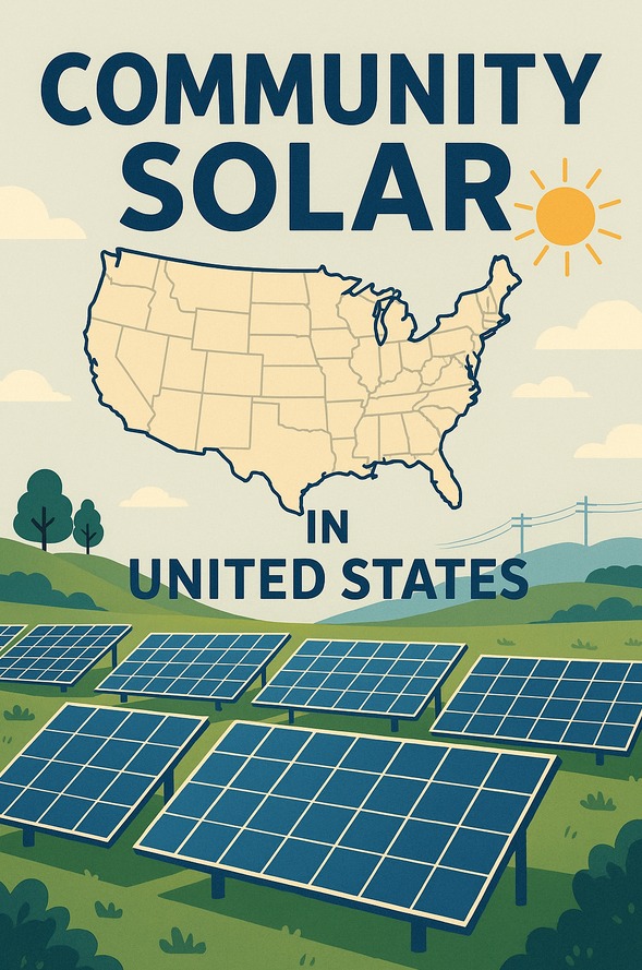  미국의 커뮤니티 솔라를 주제로 만든 이미지./챗gpt.
