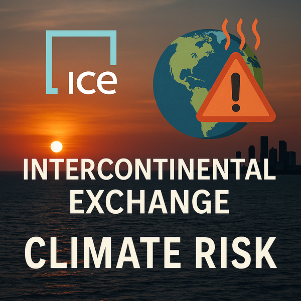  미국의 ICE와 기후위험을 주제로 만든 이미지./챗GPT.