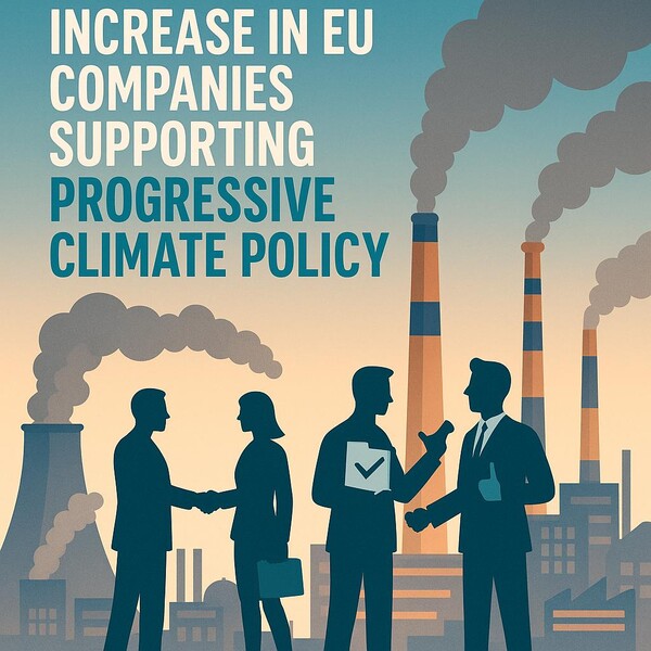 유럽연합(EU) 내 글로벌 기후 목표에 '부합'하는 로비 활동을 펼친 기업의 수가 점차 많아지고 있다. / ChatGPT 이미지 생성