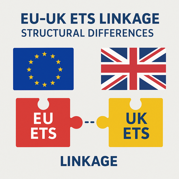 EU와 영국이 탄소배출권 시장 연동을 본격적으로 추진하기 시작했지만, 배출권 공급 조정 제도에 있어 여러 구조적 차이를 보이고 있어, 이에 대한 해소가 필요할 것으로 전망된다. / ChatGPT 이미지 생성