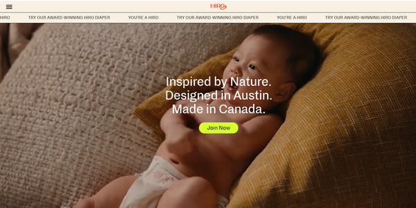 히로 테크놀로지스가 곰팡이 분해 기술을 활용한 생분해 기저귀를 출시했다. / 