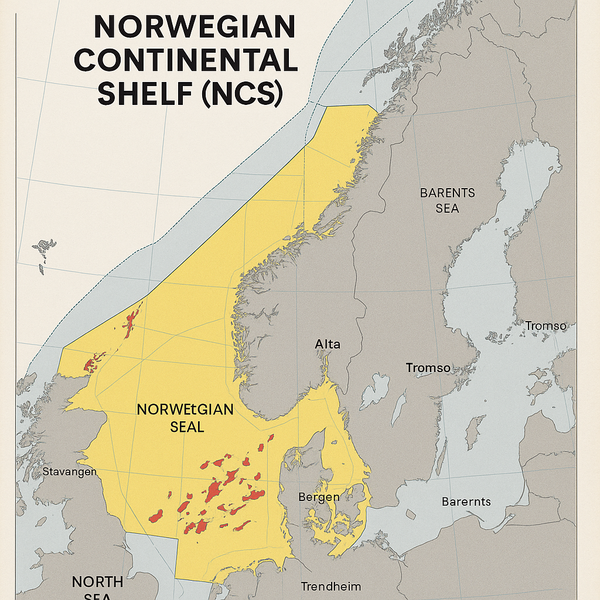  챗GPT가 만든 노르웨이대륙붕(NCS)의 이미지.