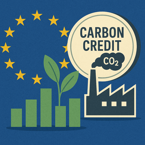  유럽연합과 탄소크레딧을 주제로 챗GPT가 생성한 이미지.