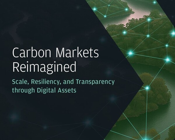 디지털 자산 관점에서의 탄소시장 보고서 표지 / 키넥시스