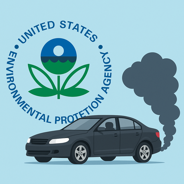  EPA와 자동차 배기가스를 주제로 챗GPT가 만든 이미지.