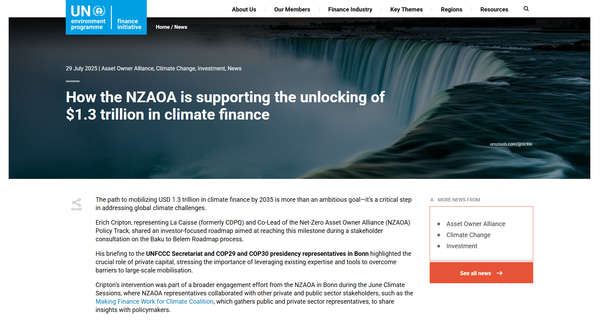  NZAOA의 홈페이지.