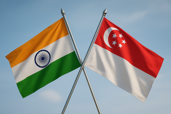 인도와 싱가포르가 신흥 분야에서 양국 간 협력 확대를 위한 라운드테이블을 개최했다. / ChatGPT 이미지 생성