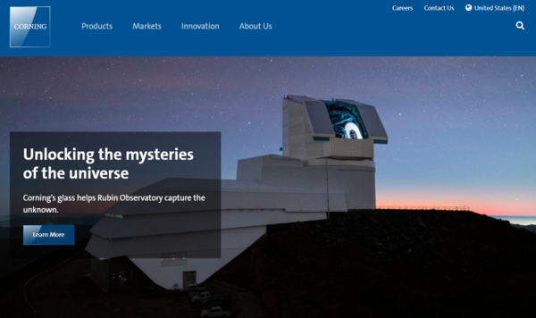 코닝 홈페이지 