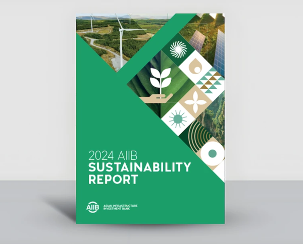 AIIB가 이번에 발표한 2024 지속가능경영 보고서 / 이미지 출처 AIIB 홈페이지