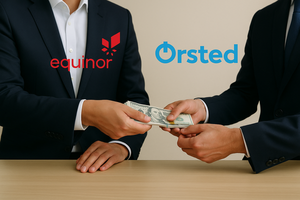  에퀴노르가 오스테드에 투자하는 이미지를 챗GPT가 만들었다.