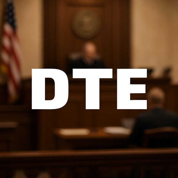 DTE에너지가 법적 소송에 직면해, 오염원 배출에 대한 일부 책임을 인정받았으며, DTE에너지는 이에 대해 항소했다. / ChatGPT 이미지 생성