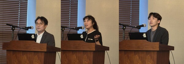 (왼쪽부터) 신언빈 ERM코리아 파트너, 조용희 FSC코리아 책임, 이지구 컨트롤유니온코리아 심사원/임팩트온