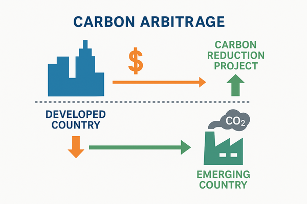 토탈에너지스는 탄소차익(Carbon Arbitrage)’이라는 개념을 강조하며 사업비용이 낮은 개발도상국에서 탄소감축사업을 수행하는 것이 효율적이라고 설명했다./ChatGPT생성 이미지