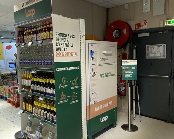 까르푸 내 '루프' 서비스가 제공되고 있는 모습 / 이미지 출처 Loop 홈페이지