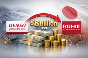 도요타 덴소, 12조원에 로옴 인수 추진...전력 반도체 판 흔드나 - 뉴스 썸네일 이미지